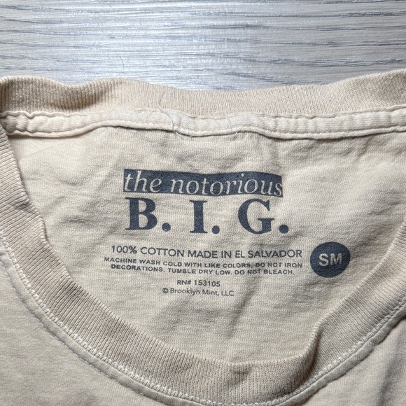 Men’s PacSun Biggie Smalls Sleeveless TankTop small Notorious BIG reg fit unisex - Picture 2 of 8